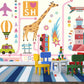 Kids room decor for girl and boy Removable wallpaper Baby vinyl wallpaper wall Animals print Peel and stick