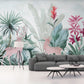 Tropical art Peel and stick wallpaper Herb prints wall art Self adhesive mural Home wall decor wall mural prints exotic wallpaper