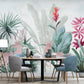 Tropical art Peel and stick wallpaper Herb prints wall art Self adhesive mural Home wall decor wall mural prints exotic wallpaper