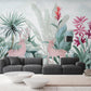 Tropical art Peel and stick wallpaper Herb prints wall art Self adhesive mural Home wall decor wall mural prints exotic wallpaper