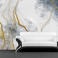 Art deco abstract modern wallpaper peel and stick, removable, self adhesive, temporary Giant vinyl, canvas wall mural bedroom, living room