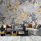 Abstract art deco wallpaper peel and stick wall mural, removable photo wallpaper, giant vinyl wall murals, canvas wallpaper